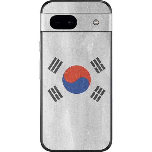 South Korean Flag Distressed Google Pixel 8a Skin